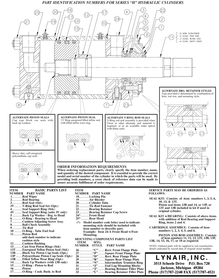 Series A Cylinder Drawing